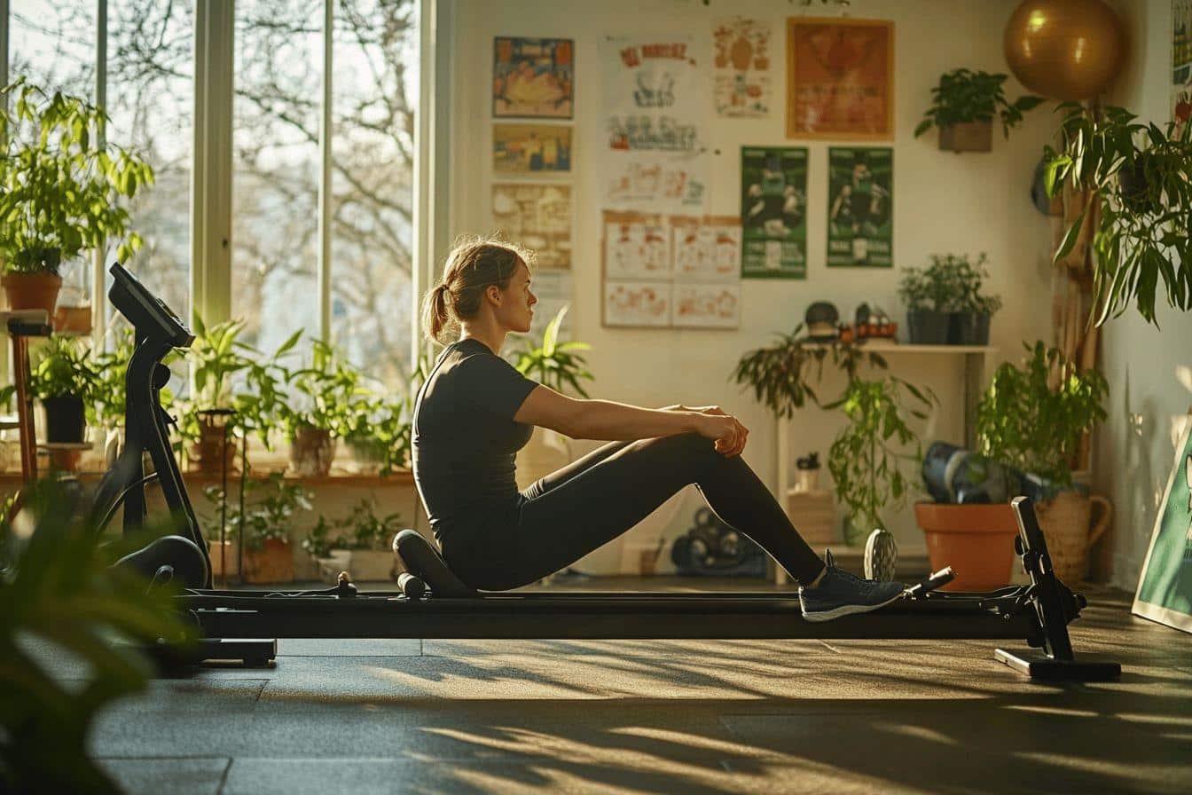 Combien de temps faire du rameur pour se muscler : programme optimal